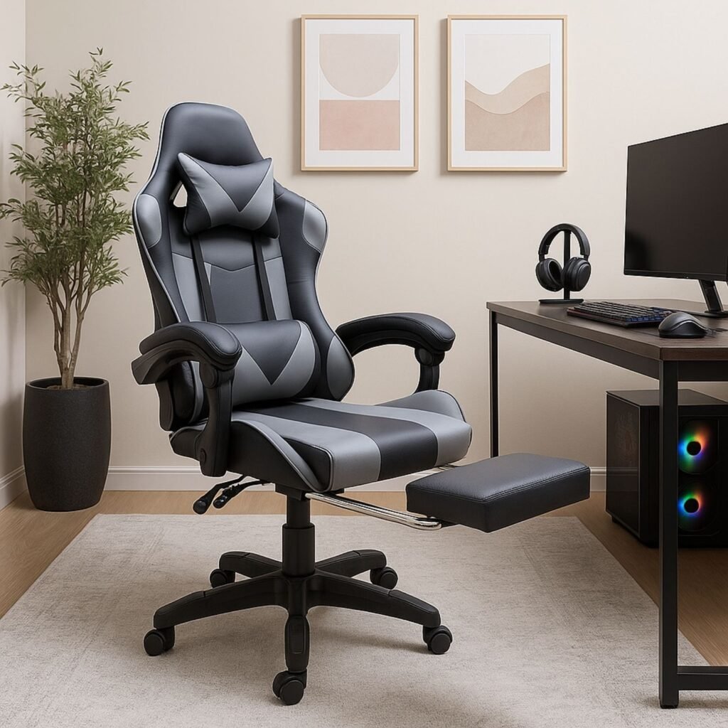 Silla Gamer Titan Ergonomía y Estilo para Máximo Rendimiento