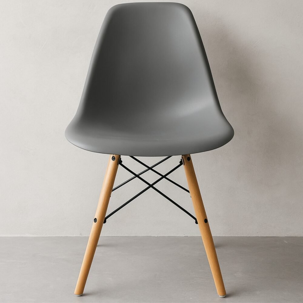 Silla Moderna Gris Estilo Nórdico - Estilo y Modernidad