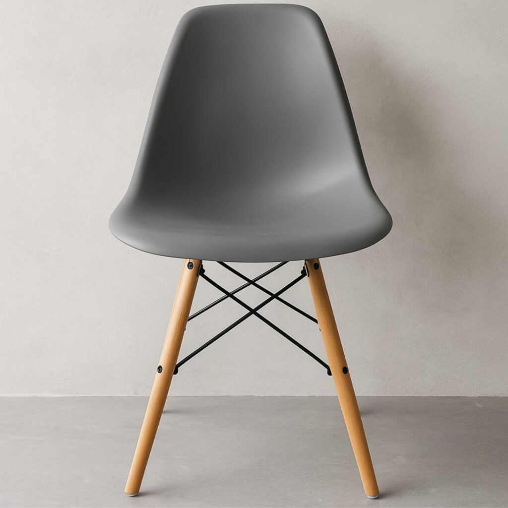 Silla Moderna Gris Estilo Nórdico - Estilo y Modernidad