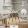 mesa clasica 90 cm entre nos home