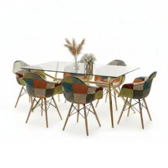 comedor de lujo arcoiris 6 puestos entre nos home
