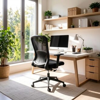 Silla de Escritorio Nexus | Soporte Ergonómico y Malla Transpirable